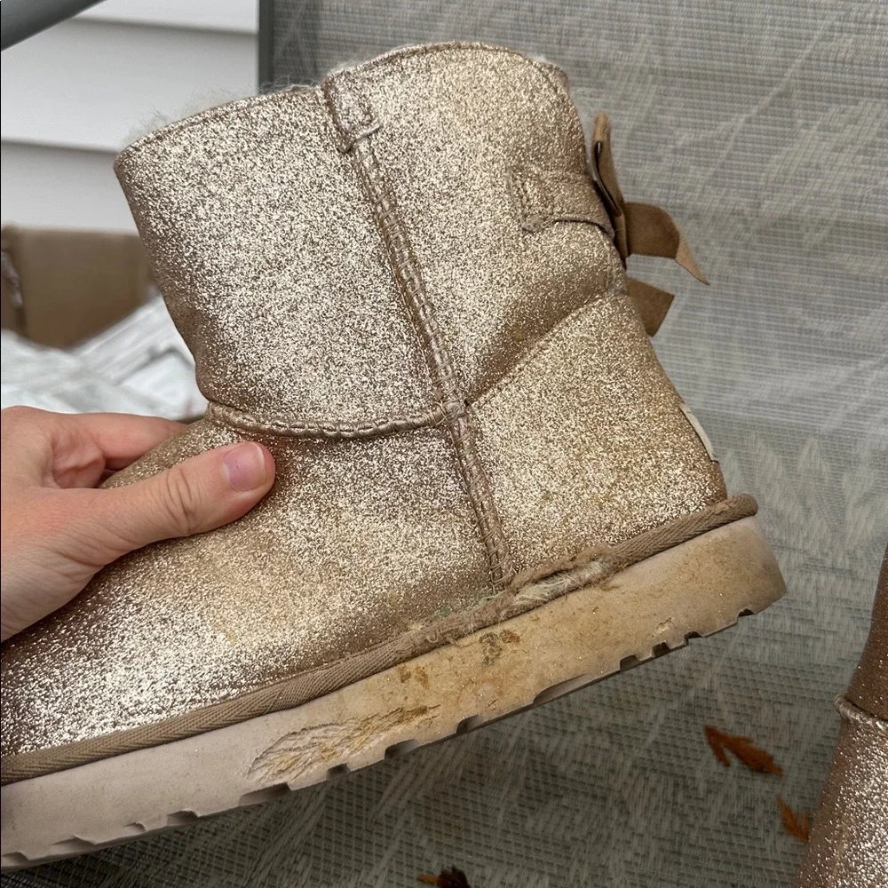 UGG Mini Bailey Bow Sparkle Boot